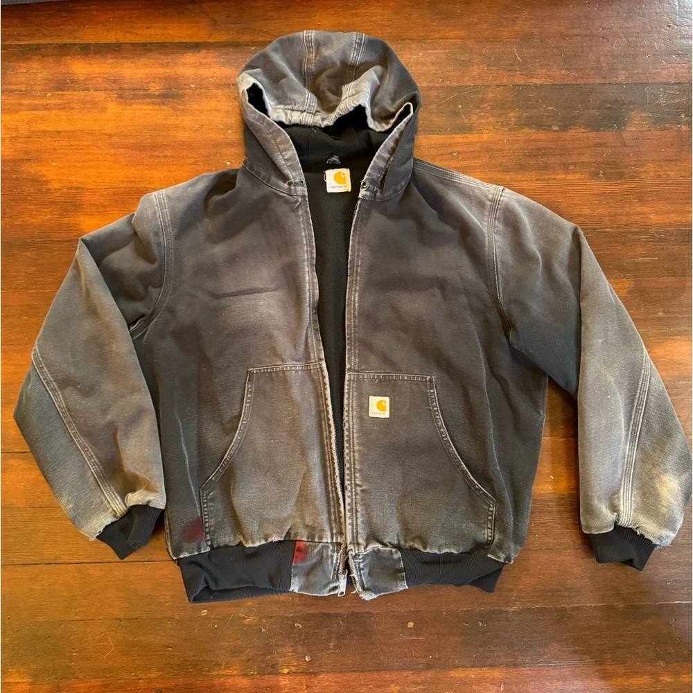 Vintage Carhartt Men’s Black Jacket